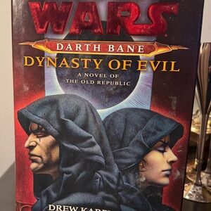 Star Wars Darth Bane Dynasty of Evil Hardcover Book - Red, Black, Gold